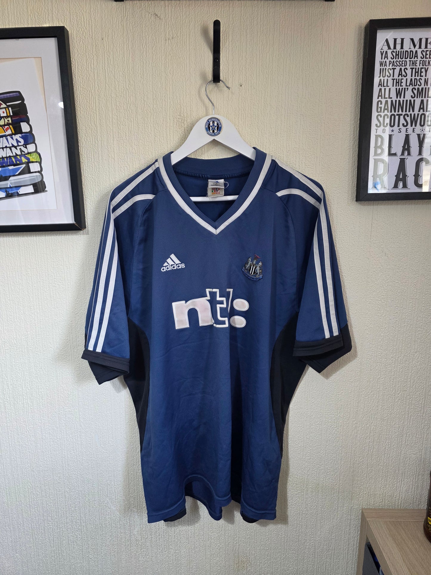 Newcastle United 2001/02 Adidas Away Shirt - XXL