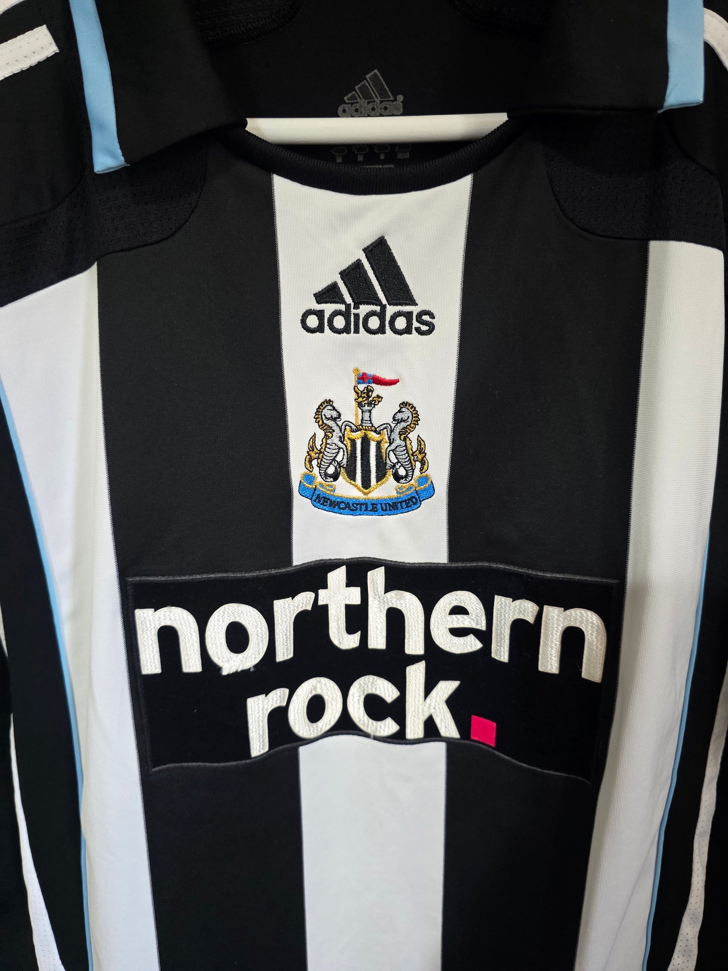 Newcastle United 2007/09 Adidas Home Shirt - Medium