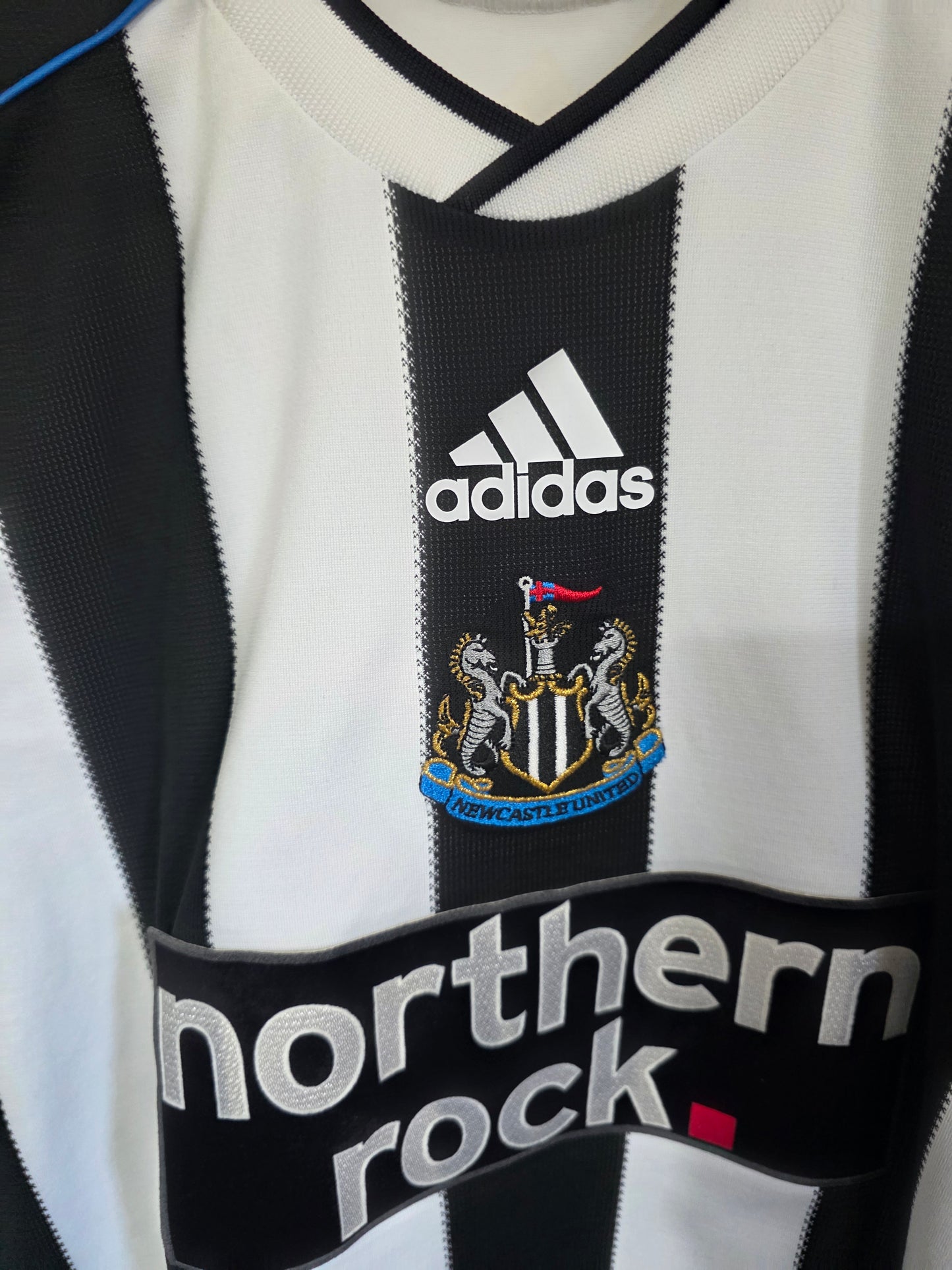 Newcastle United 2009/10 Adidas L/S Home Shirt, Player Spec, #2 COLOCCINI - Medium