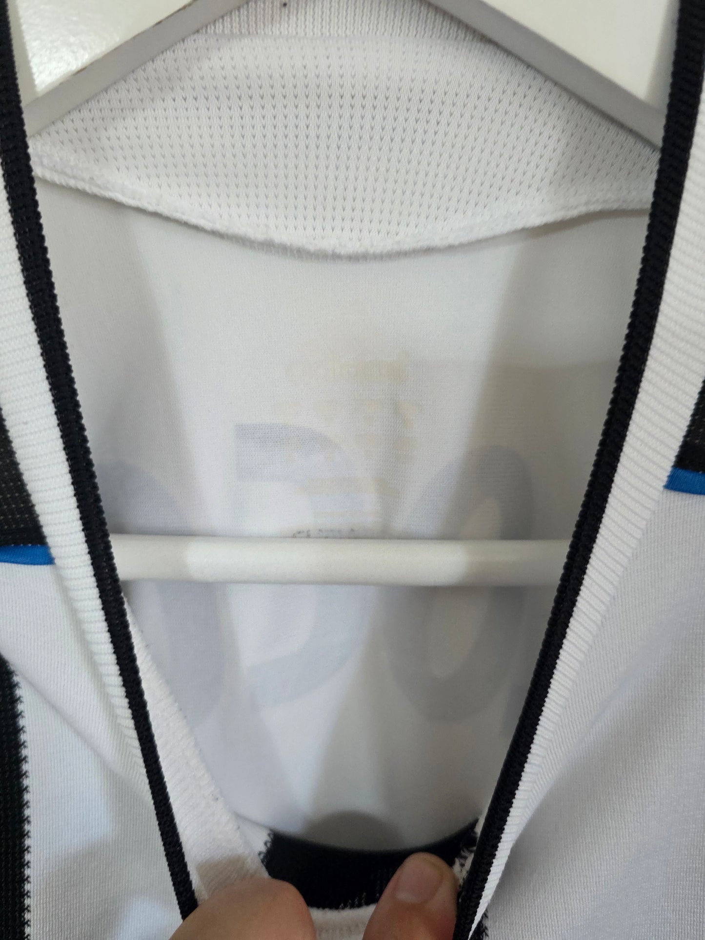 Newcastle United 2009/10 Adidas L/S Home Shirt, Player Spec, #2 COLOCCINI - Medium