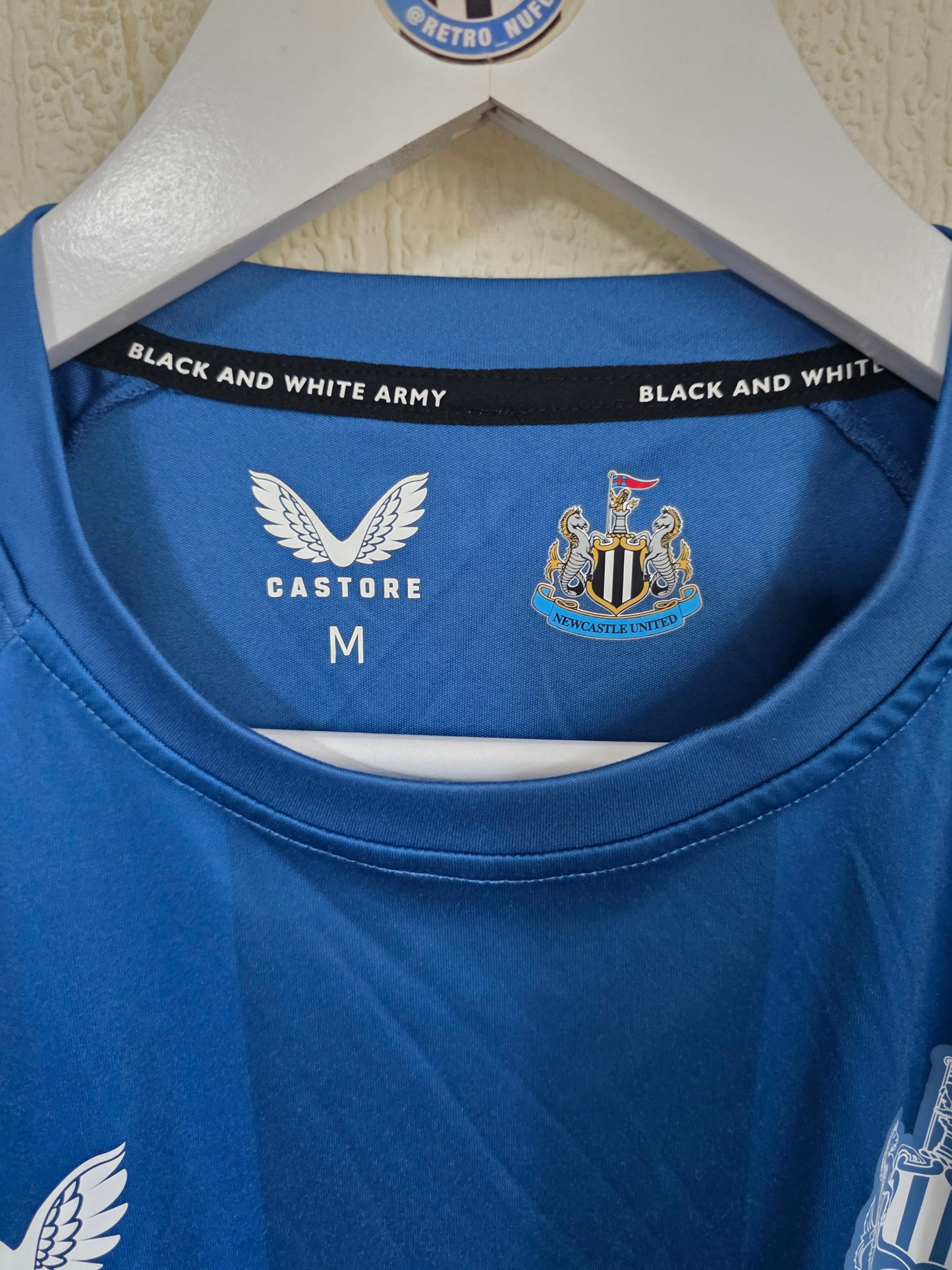 Newcastle United 2021/22 Castore Sean Lonstaff Worn Training Shirt - Medium