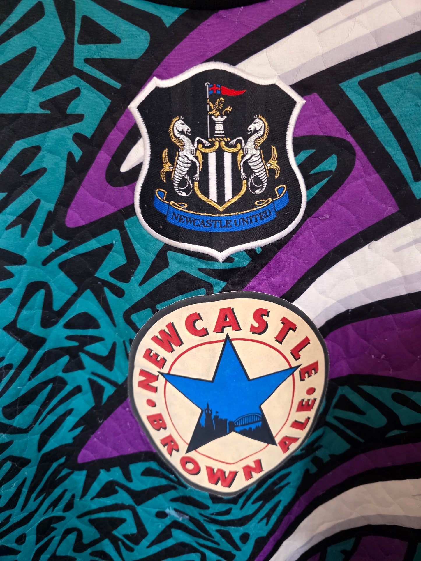 Newcastle United 1995/96 Adidas Keeper Shirt - Small