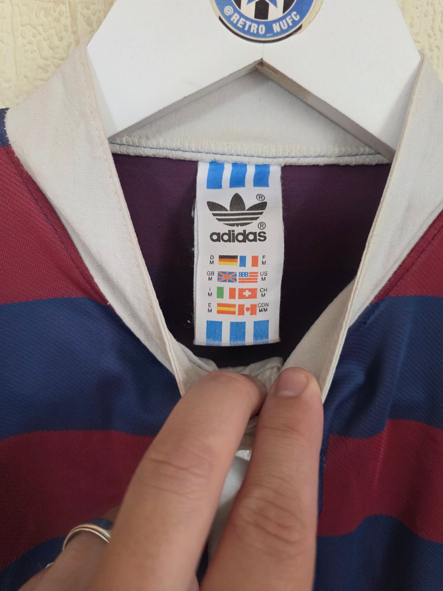 Newcastle United 1995/96 Adidas Away Shirt - Medium