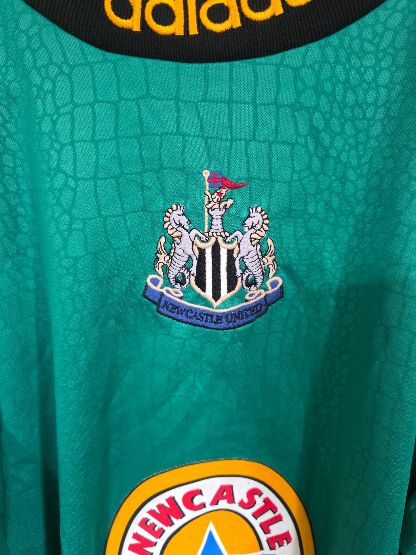 Newcastle United 1997/98 Adidas Keeper Shirt - Medium