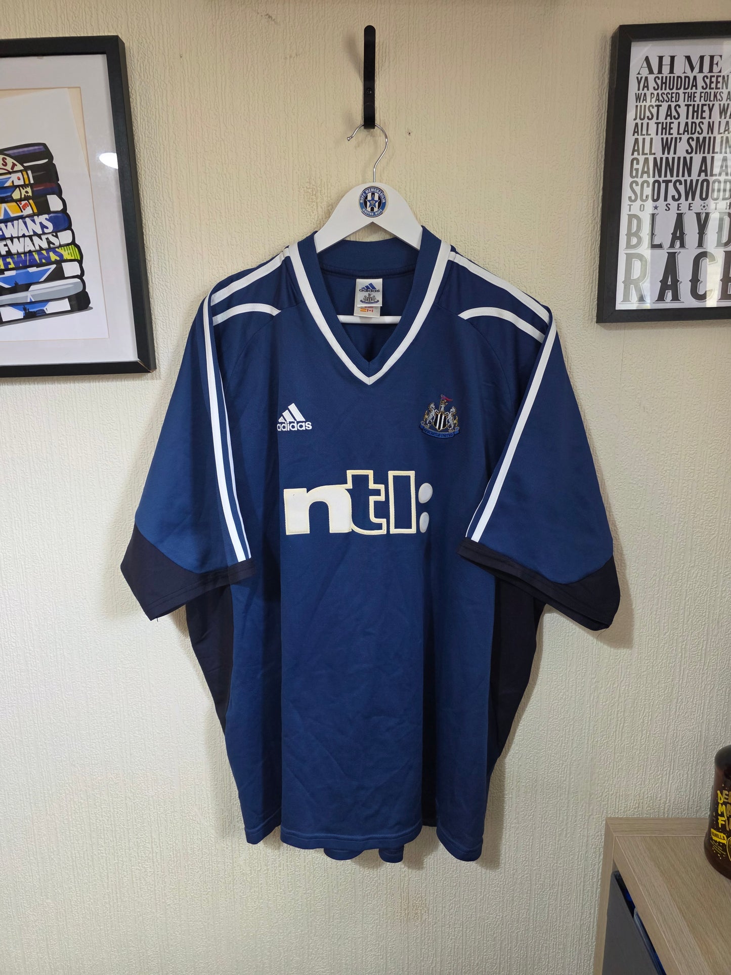 Newcastle United 2002/03 Adidas Away Shirt - XXL