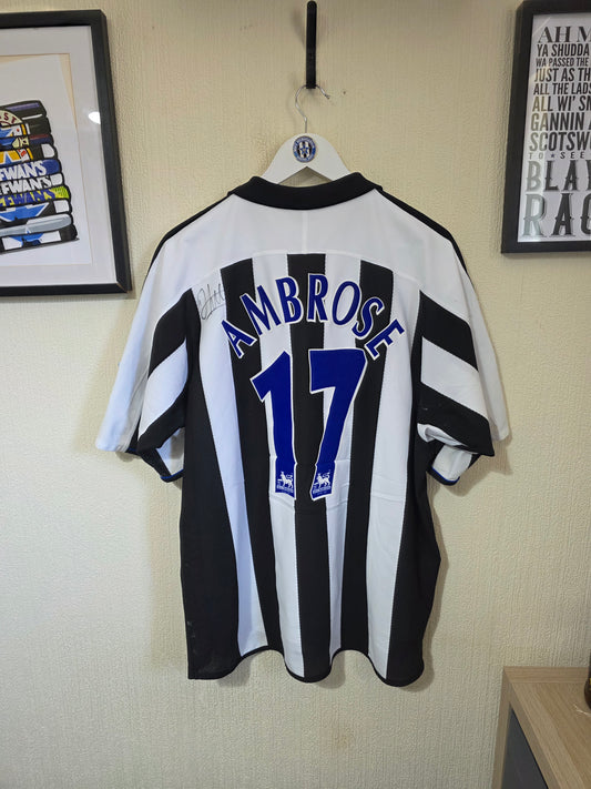 Newcastle United 2003/05 Darren Ambrose match worn shirt