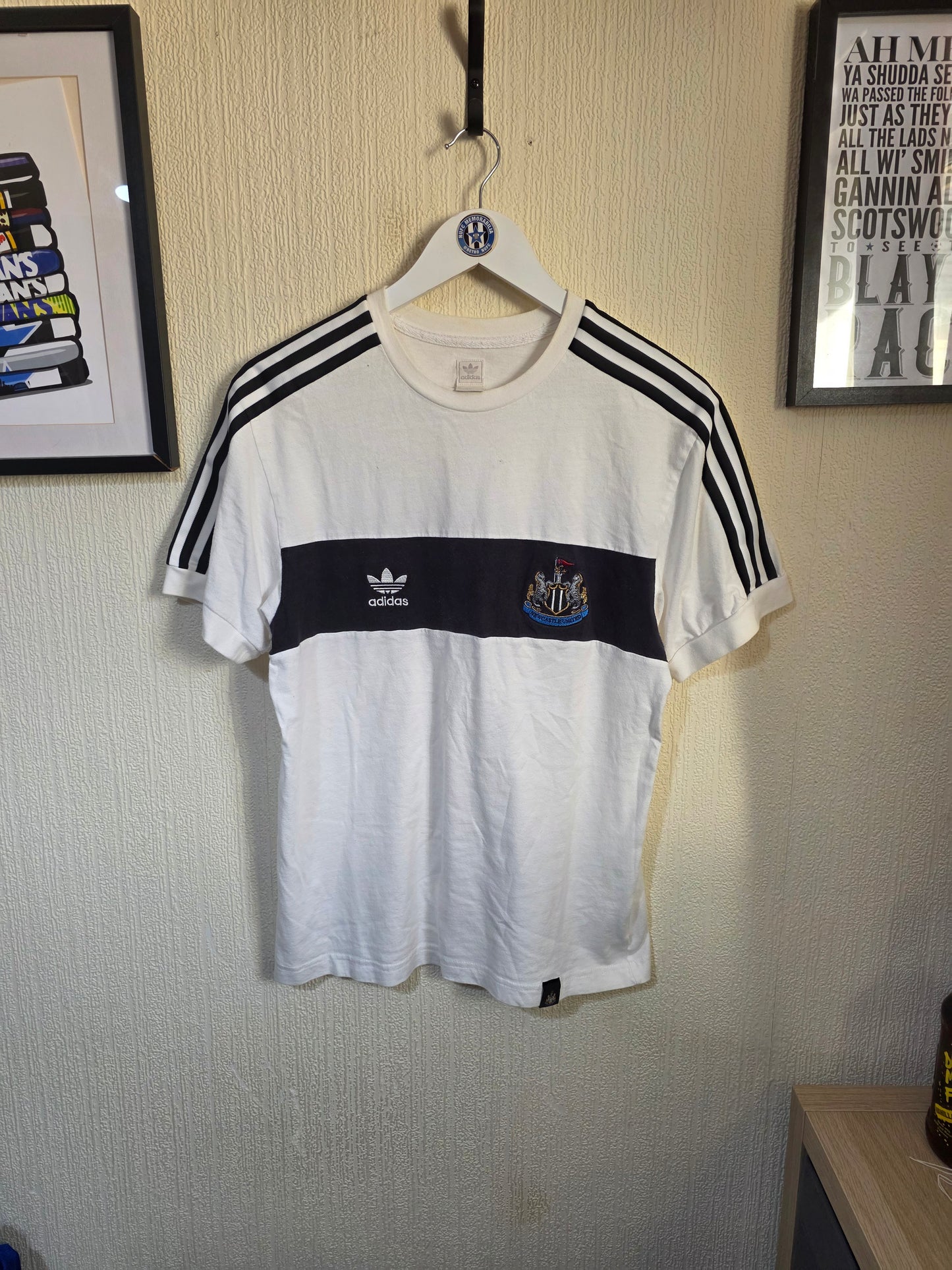 Newcastle United 2009 Adidas Originals T Shirt - Small