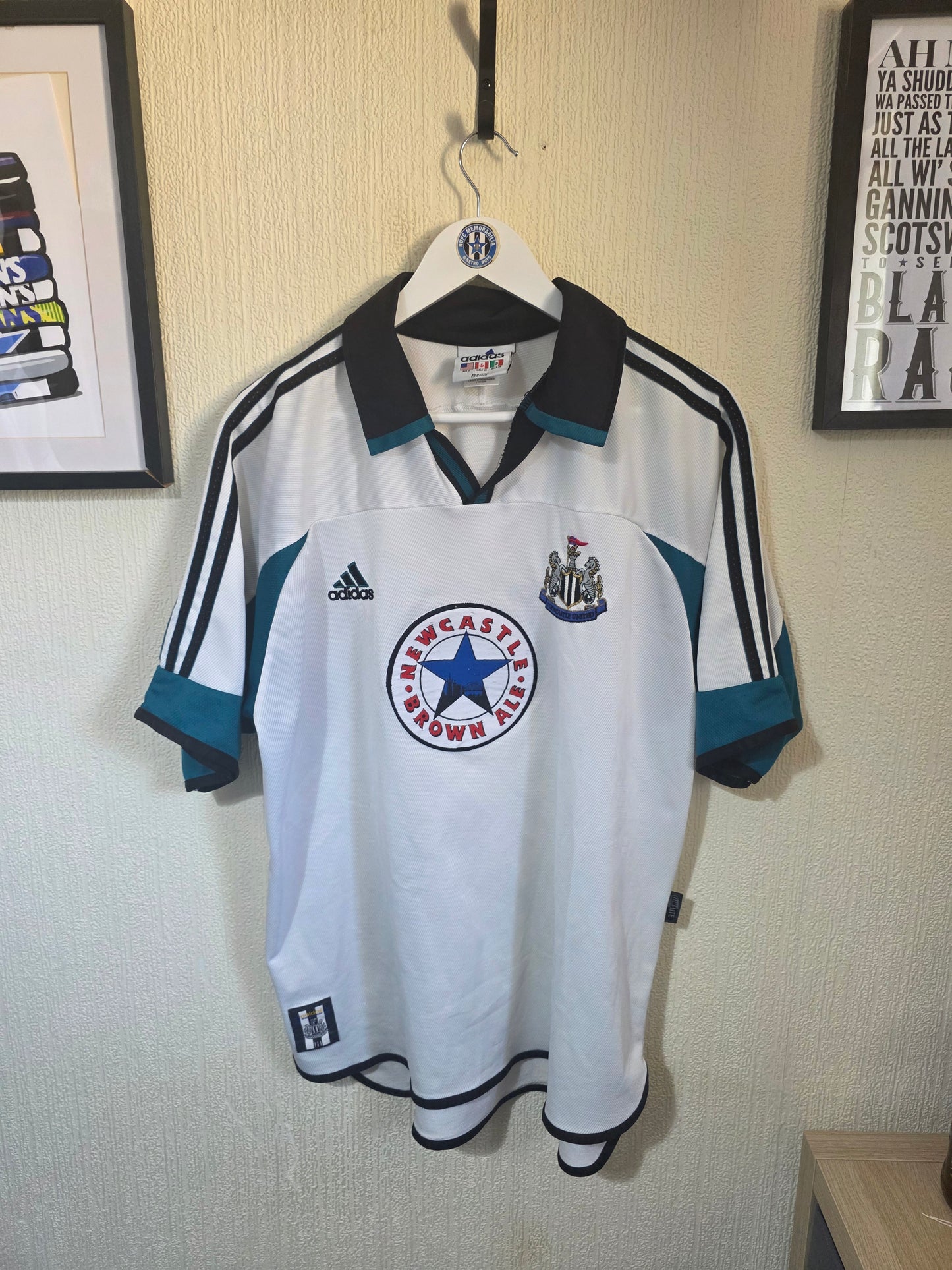 Newcastle United 1999/00 Adidas Away Shirt - XL