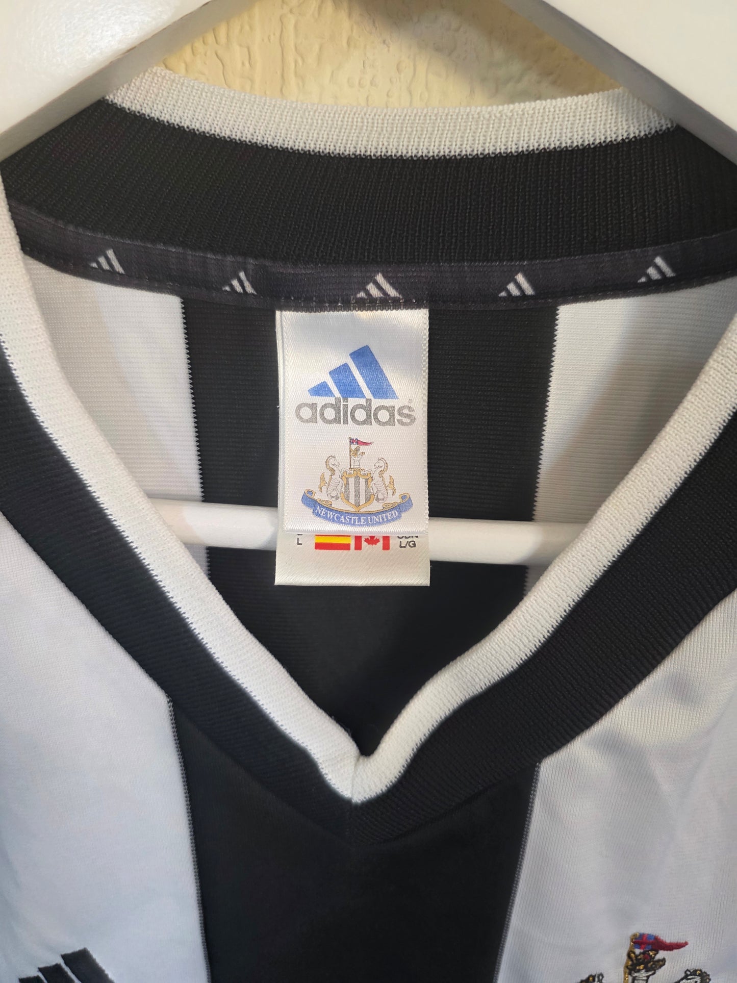 Newcastle United 2001/03 Adidas Home Shirt - Large
