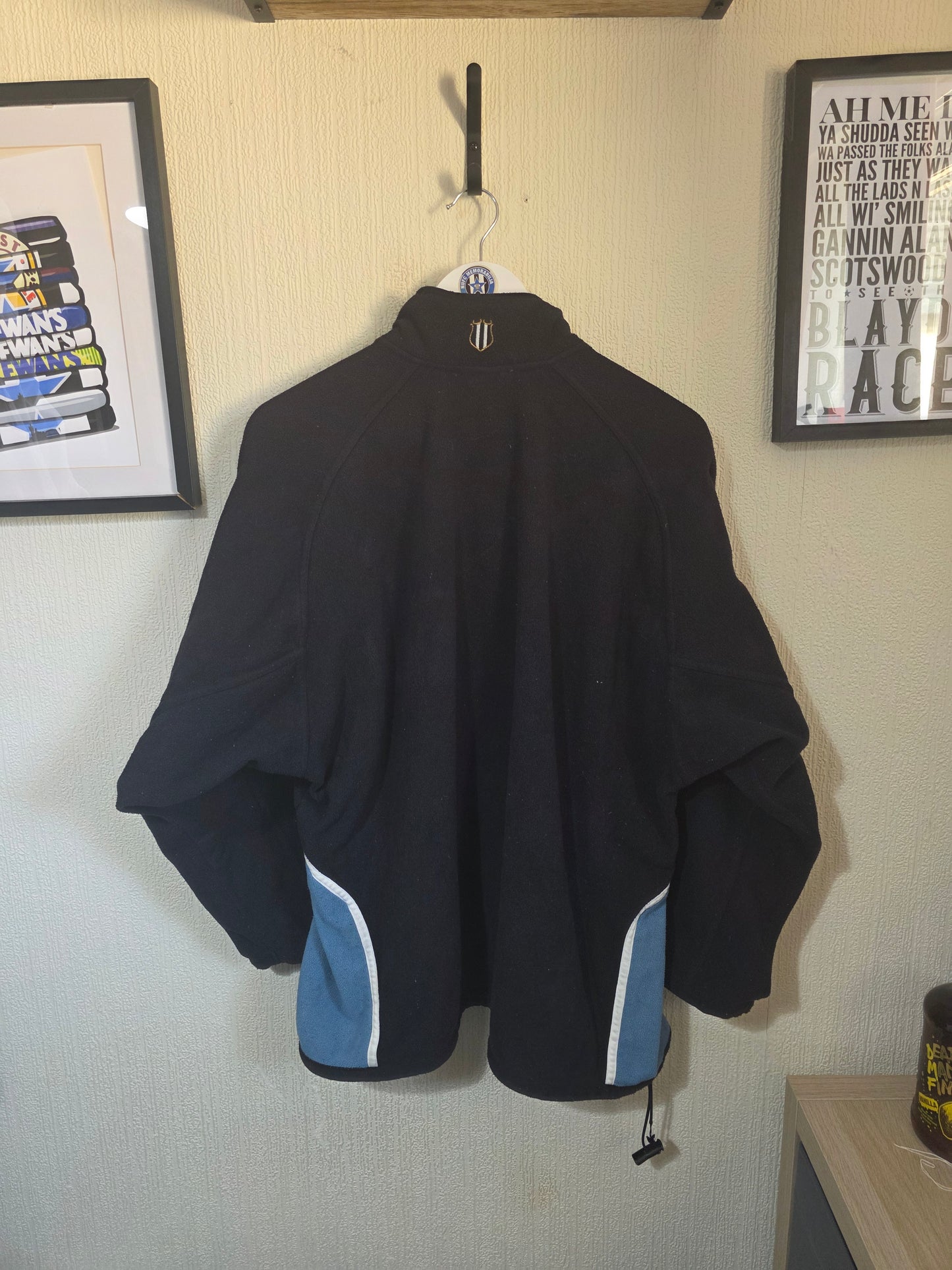 Newcastle United 2000/01 Adidas 1/4 Zip Fleece - Large