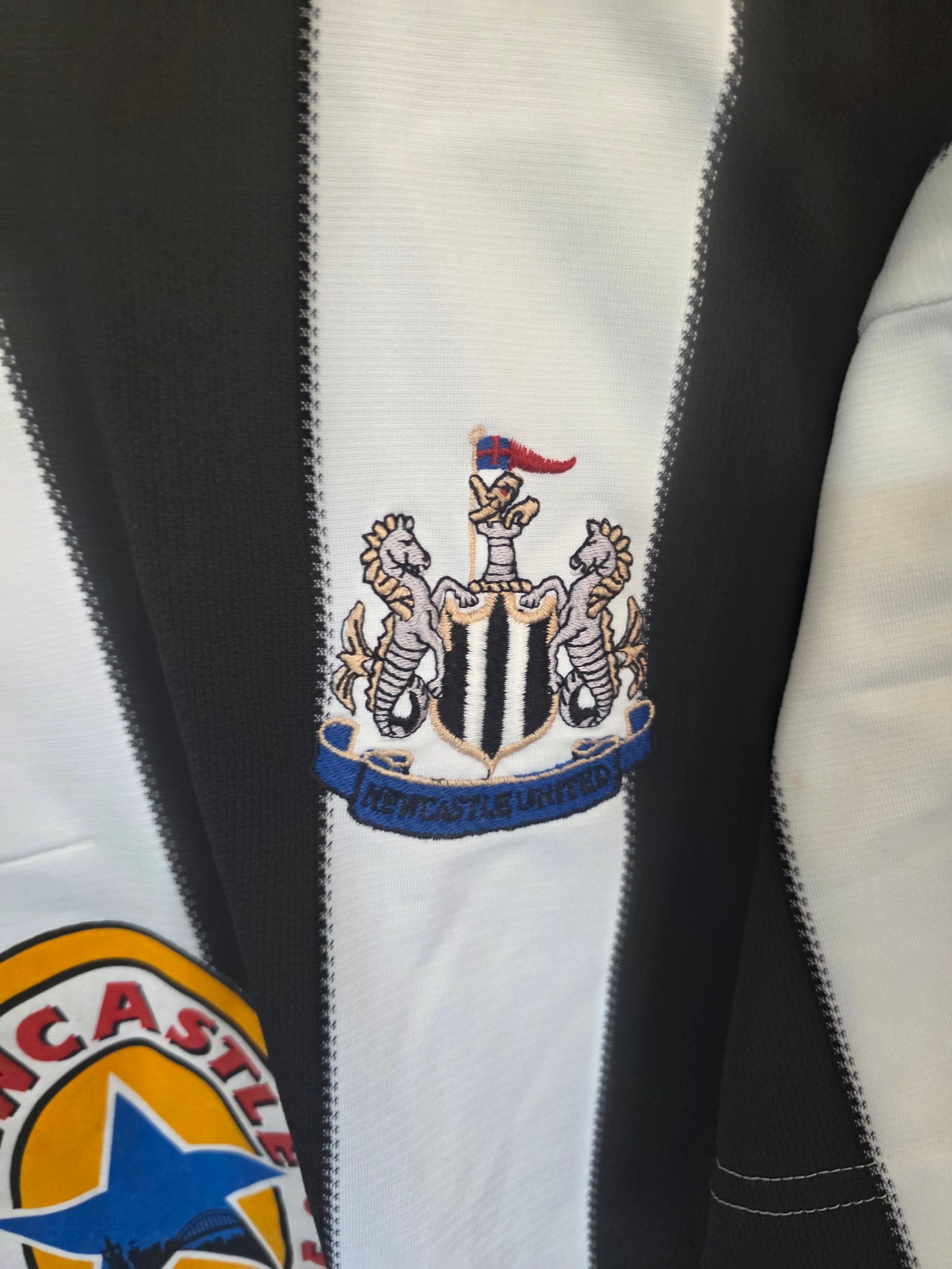 Newcastle United 1995/97 Adidas Home Shirt - Small