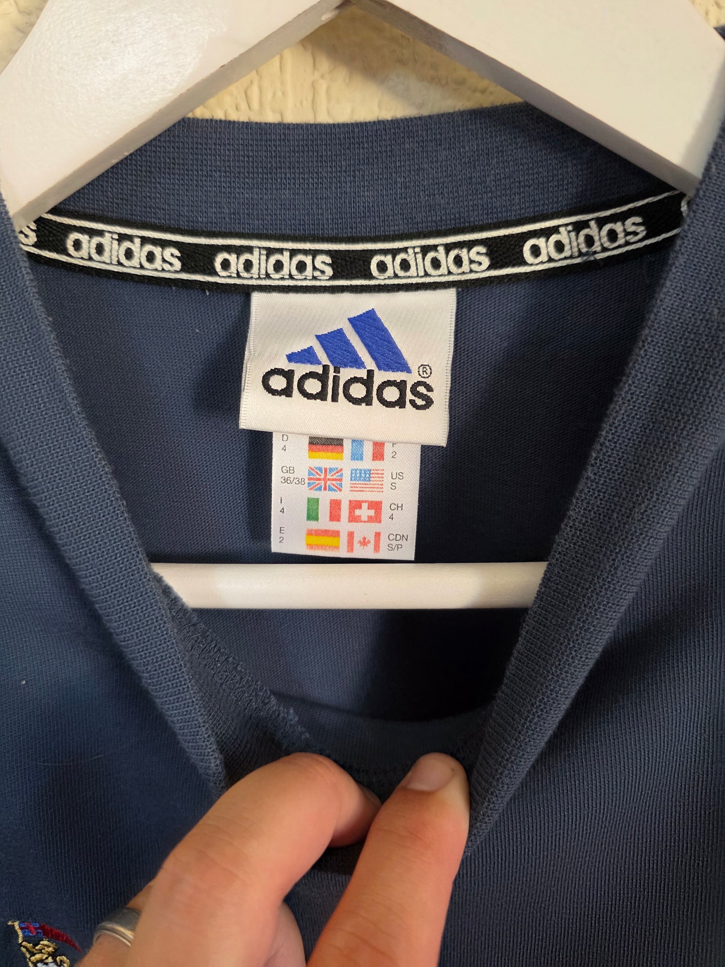 Newcastle United 90s Adidas Leisure shirt - Small
