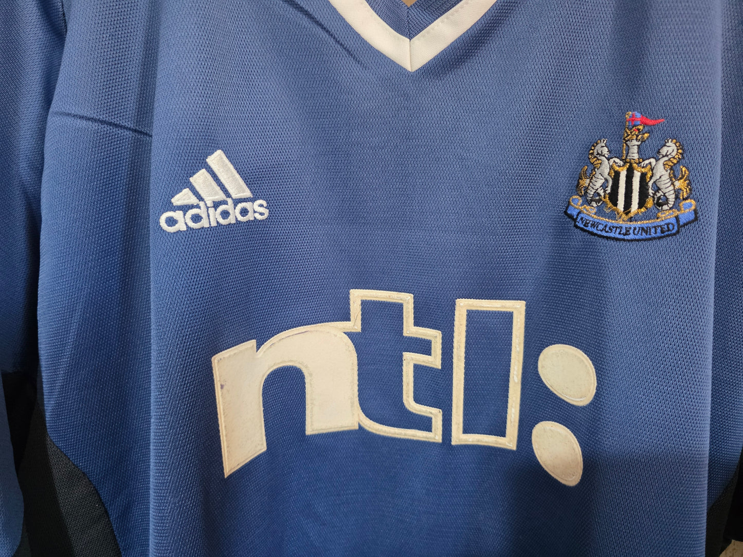Newcastle United 2001/02 Adidas away shirt #9 SHEARER - XXL