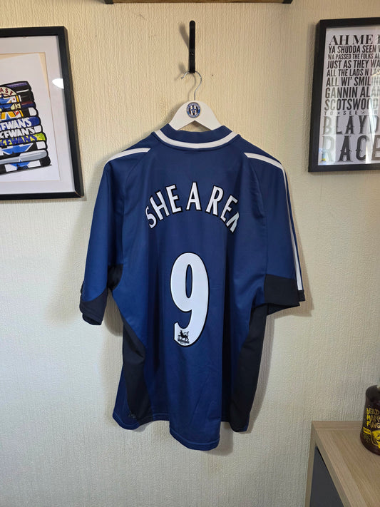 Newcastle United 2001/02 Adidas away shirt #9 SHEARER - XXL