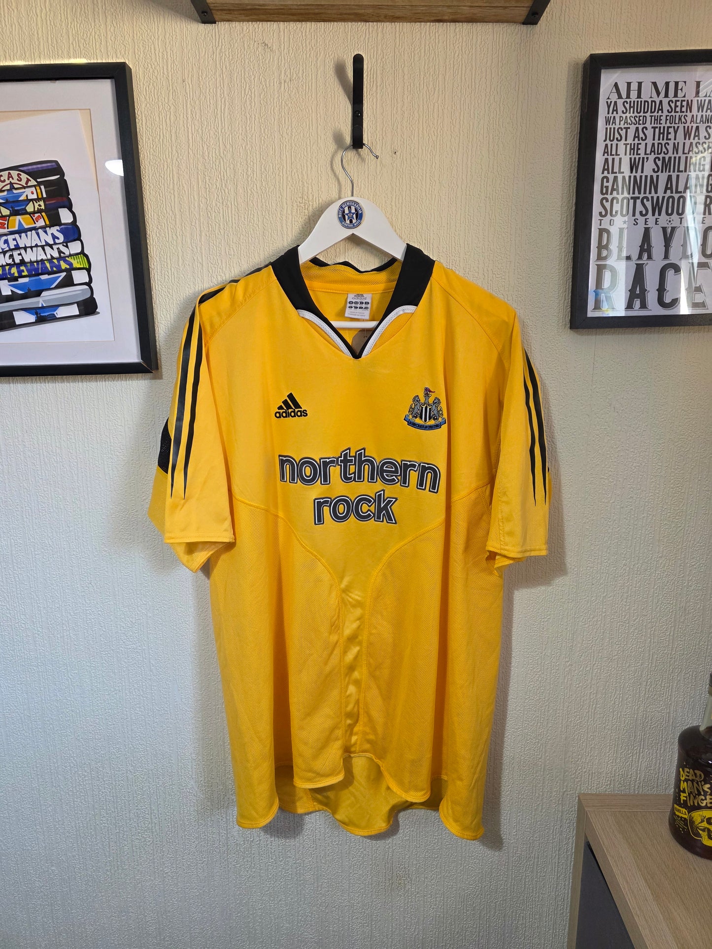 Newcastle United 2004/05 Adidas third shirt #32 ROBERT - XXL