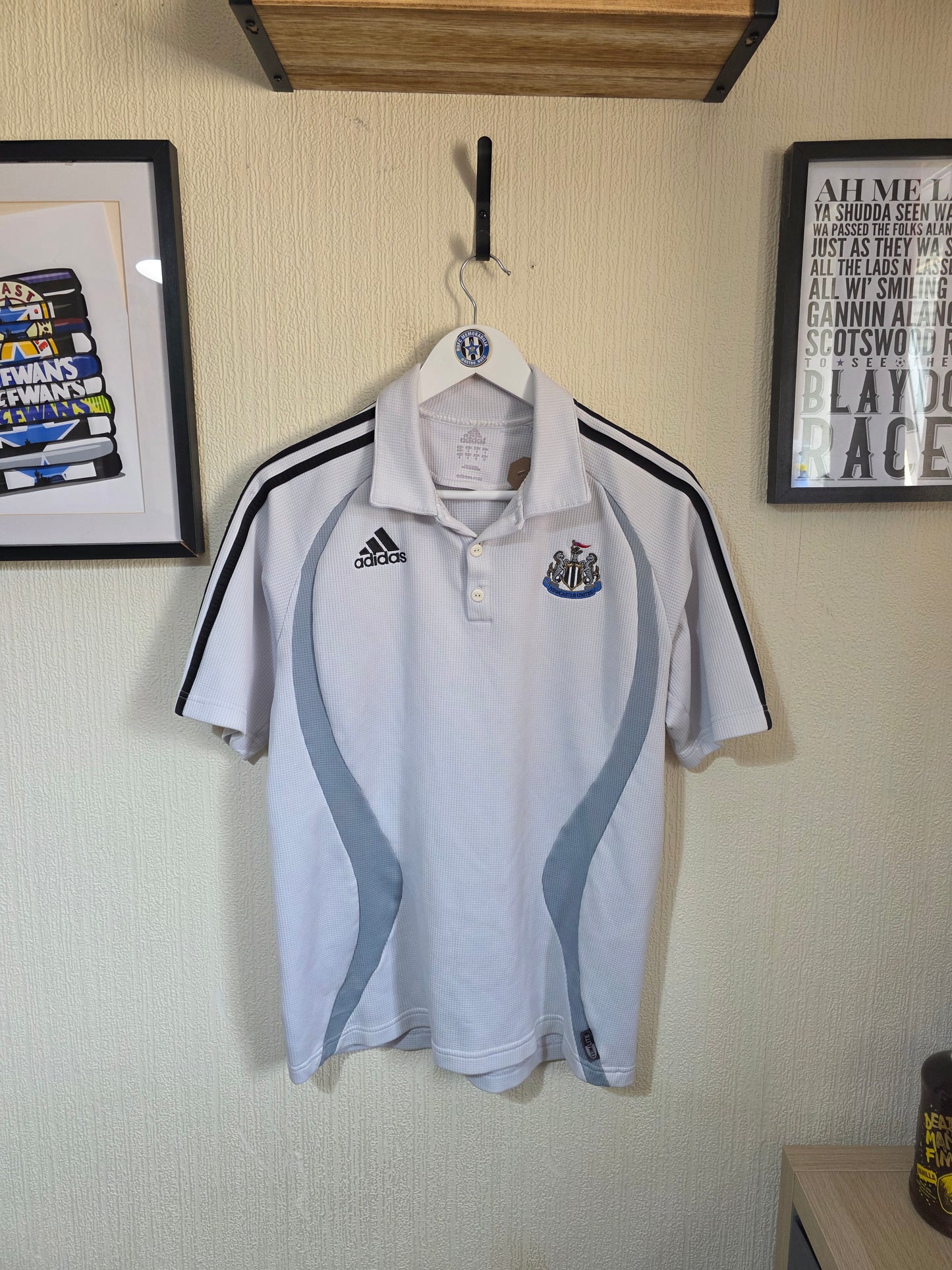 Newcastle United 2006/07 Adidas polo - Medium