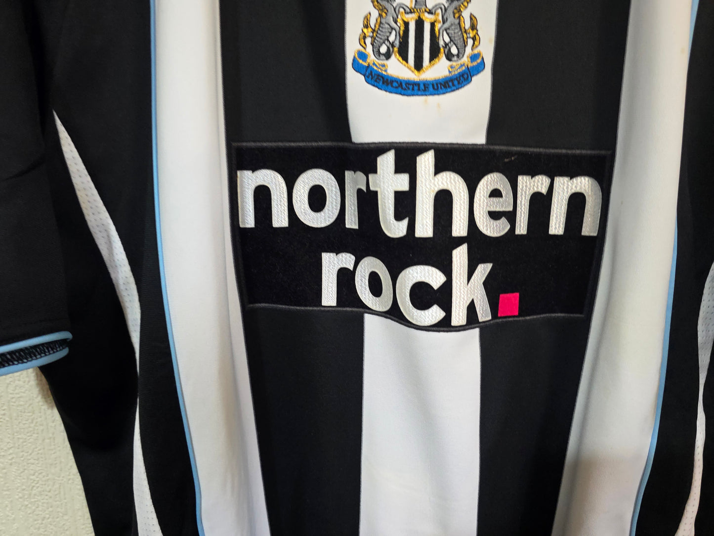 Newcastle United 2007/09 Adidas home shirt #5 EMRE - XL