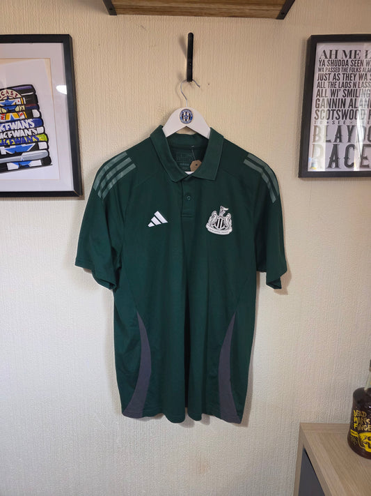 Newcastle United 2024/25 Adidas staff issued polo shirt - Medium