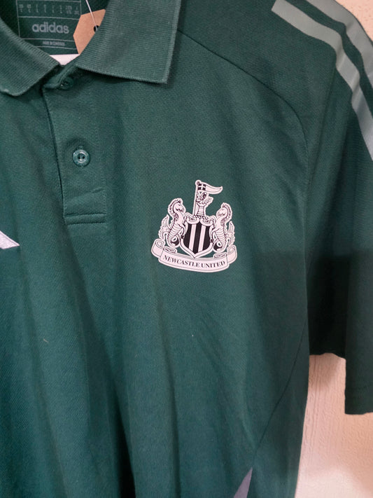 Newcastle United 2024/25 Adidas staff issued polo shirt - Medium