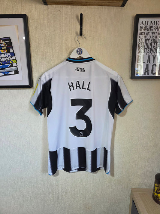 Newcastle United 2025/26 Adidas home shirt BNWT, #3 HALL - Medium