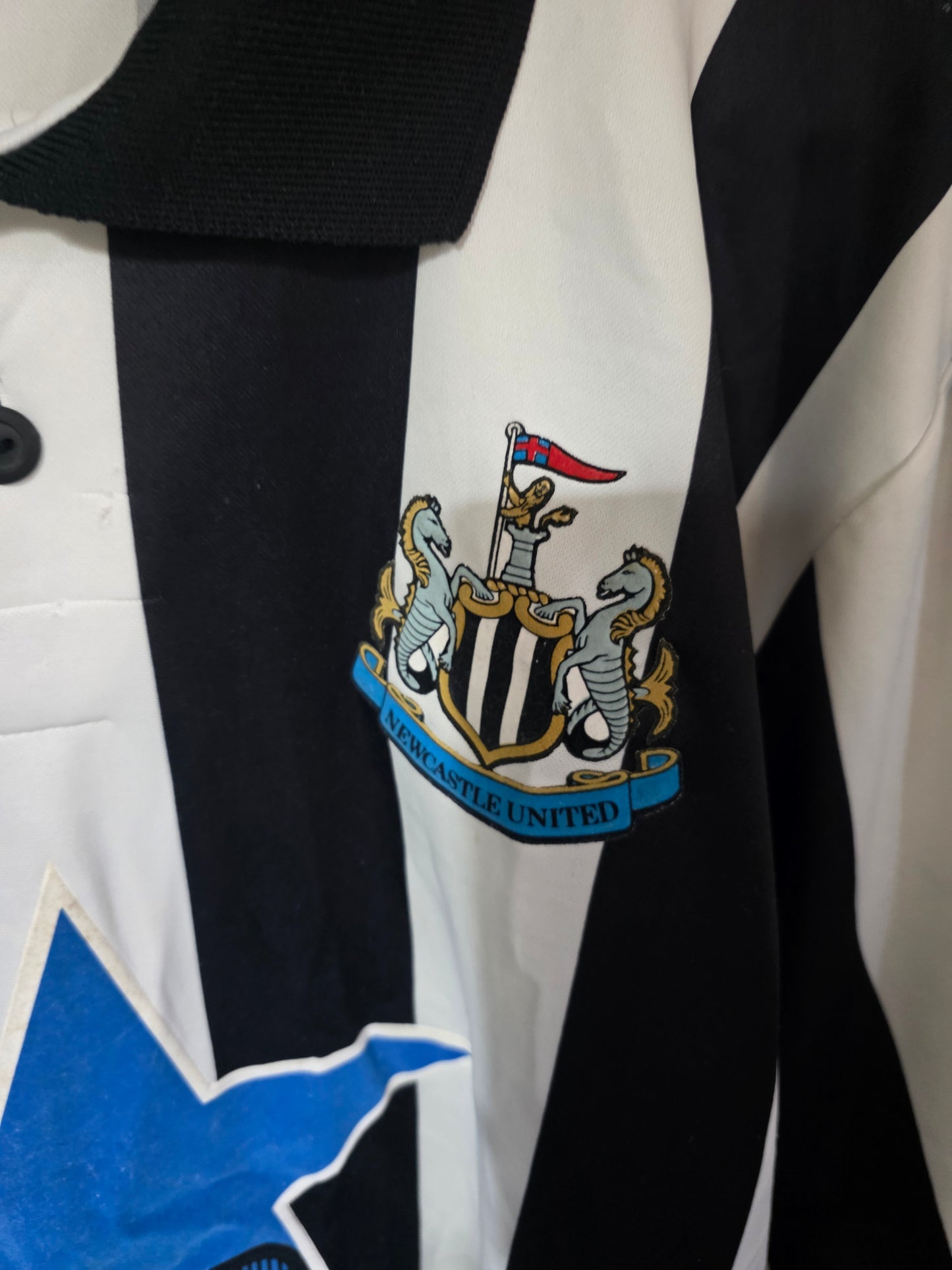 Newcastle United 1993/95 Asics Home Shirt - XL