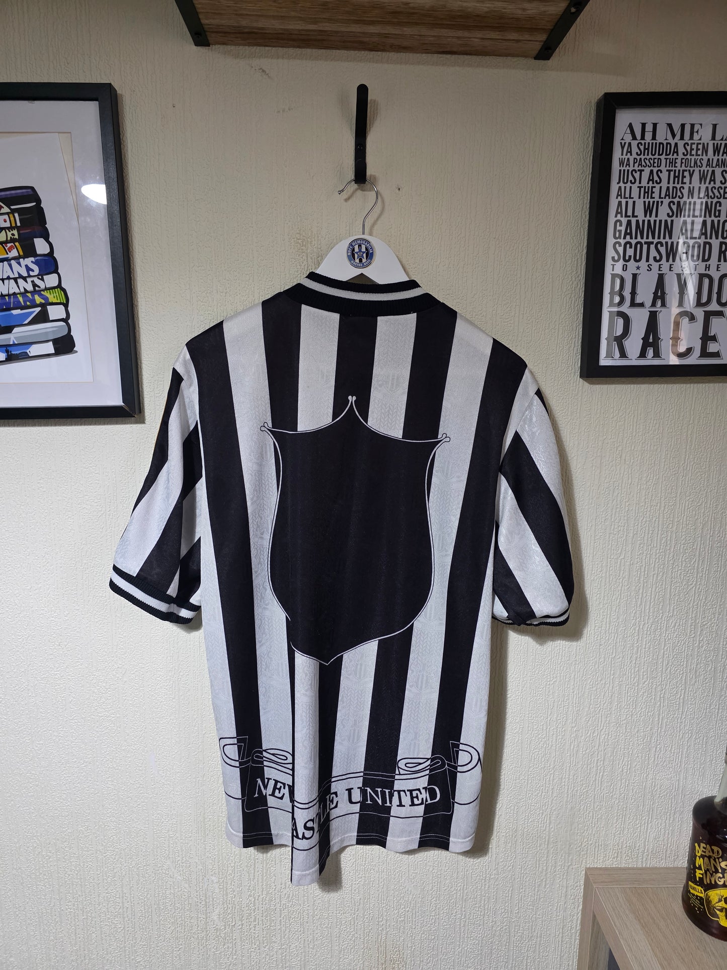 Newcastle United 1997/99 Adidas Home Shirt - Medium