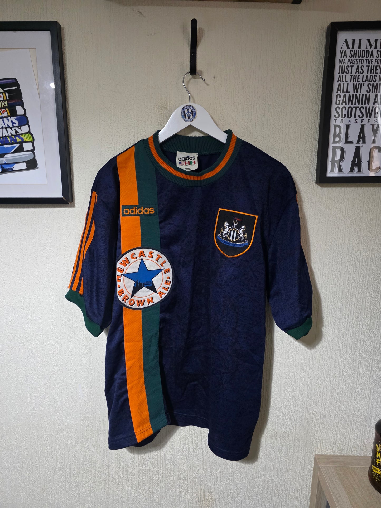 Newcastle United 1997/98 Adidas Away Shirt - Large