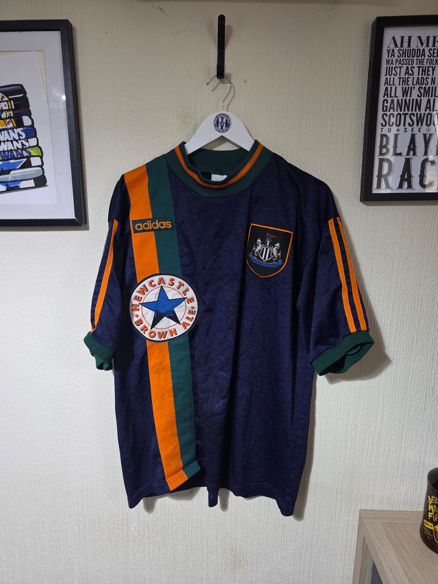 Newcastle United 1997/98 Adidas Away Shirt - XL