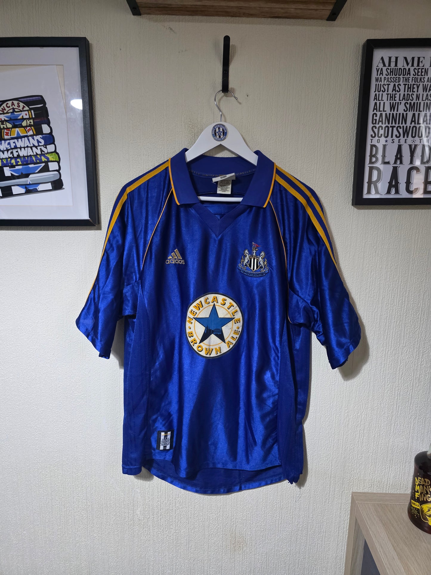 Newcastle United 1998/99 Adidas Away Shirt #11 SPEED - Large