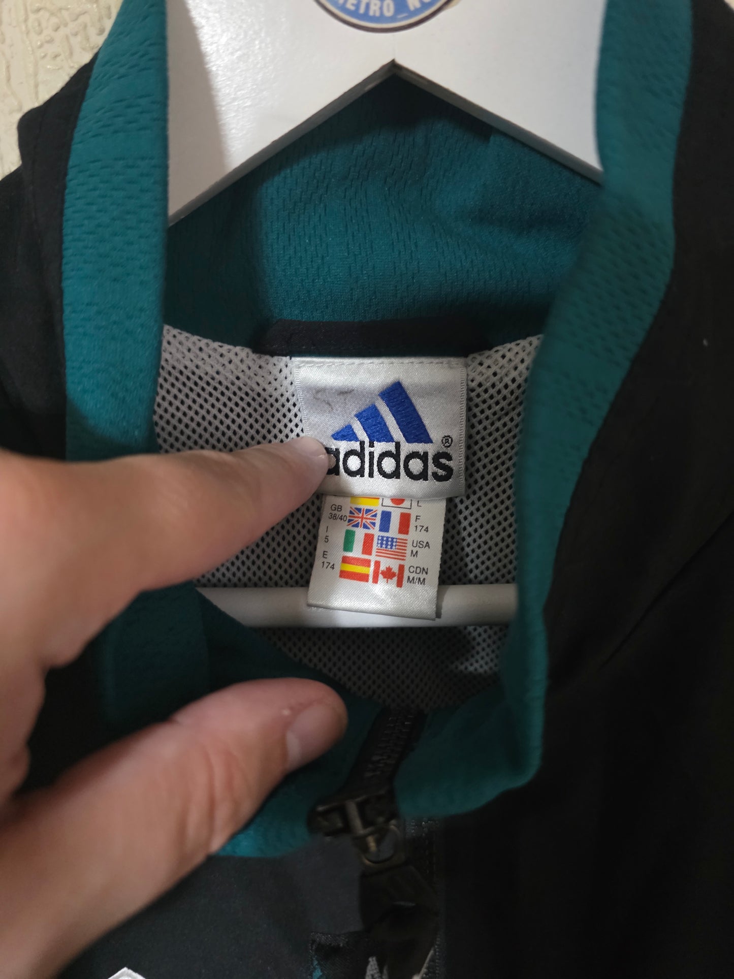 Newcastle United 1999/00 Adidas Jacket - Large