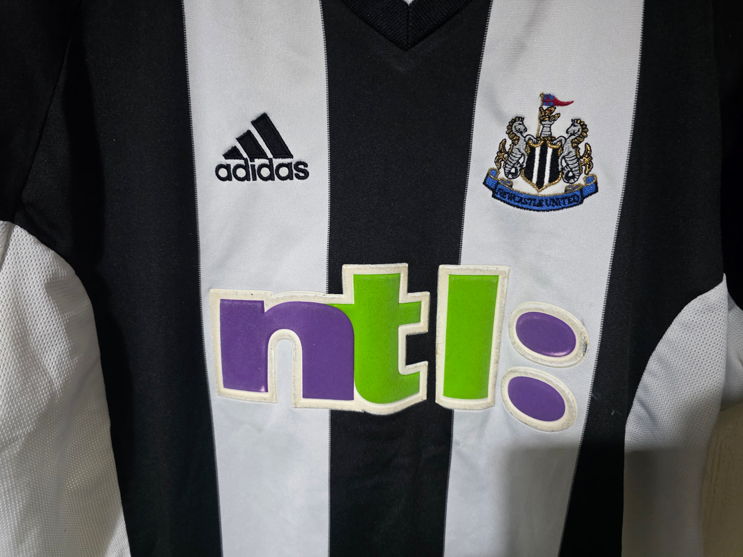 Newcastle United 2001/03 Adidas Home Shirt - Large