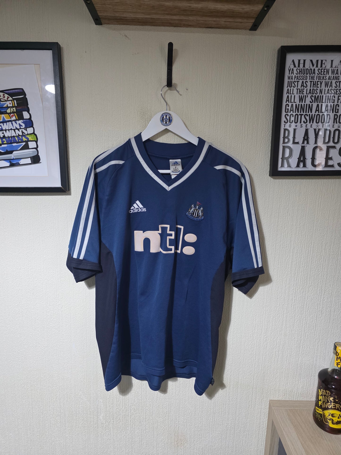 Newcastle United 2001/02 Adidas Away Shirt - Large