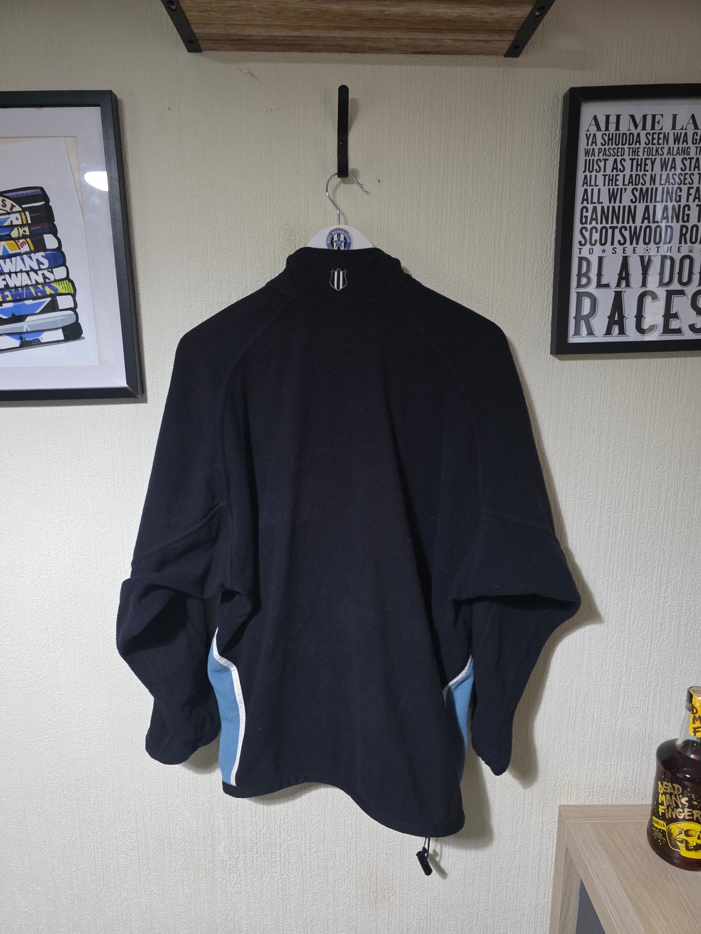 Newcastle United 2000/01 Adidas 1/4 Zip Fleece - Large