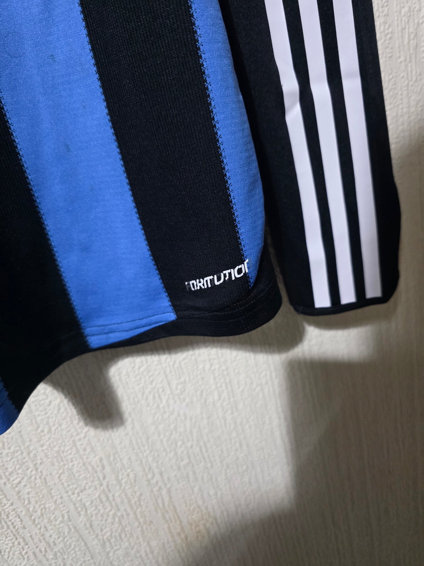 Newcastle United 2009/10 Adidas L/S Player Version Away Shirt #24 CARROLL - Large