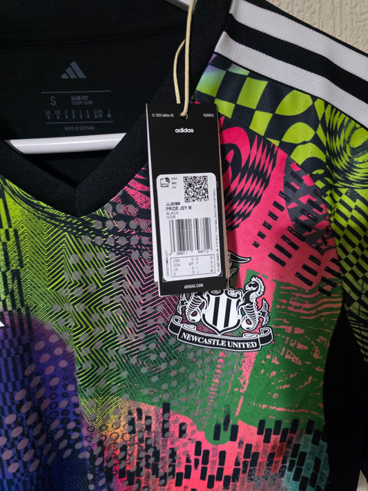Newcastle United 2025 Adidas Pride Shirt BNWT - Small