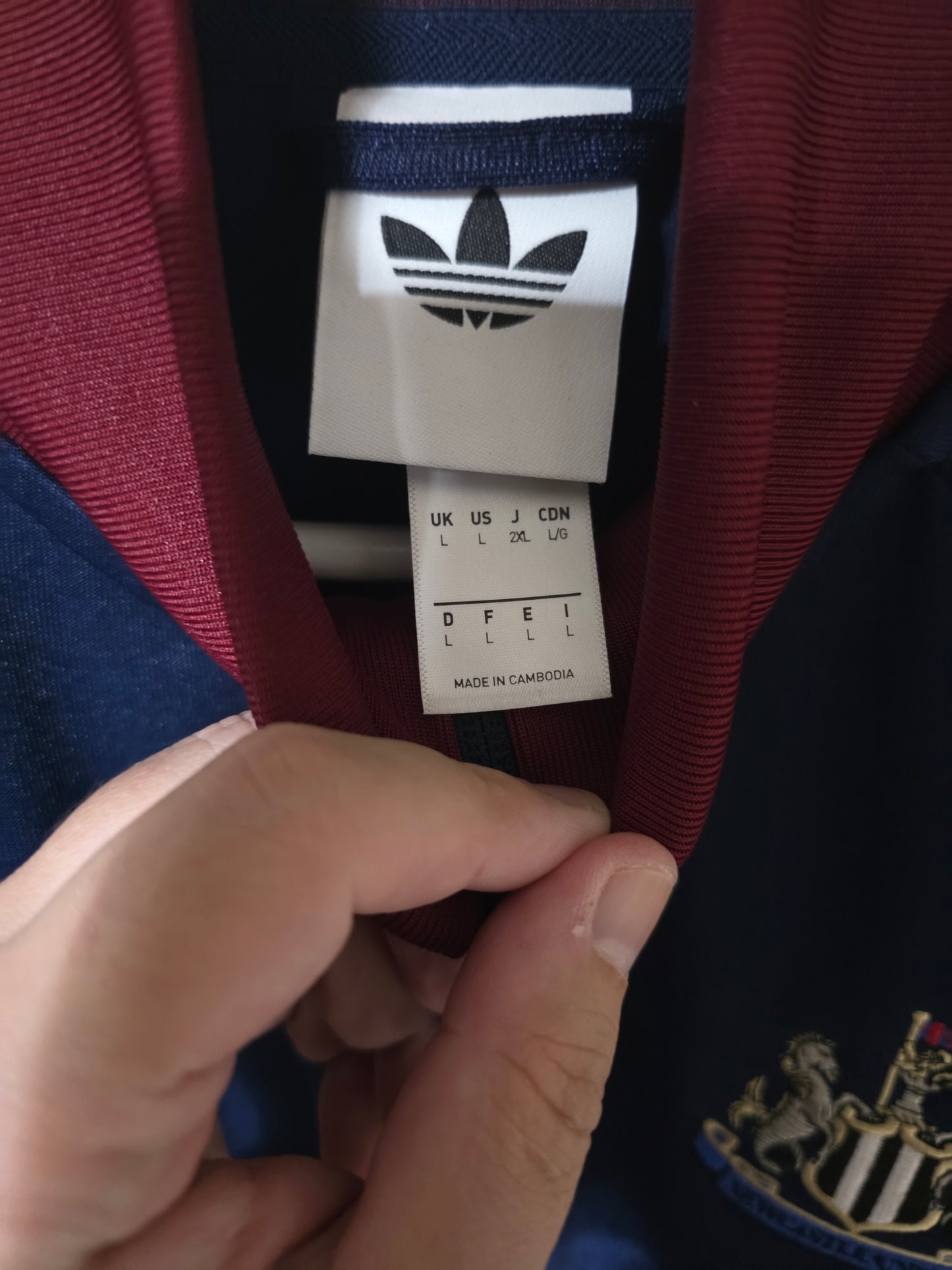 Newcastle United 2025/26 Adidas Jacket - Large