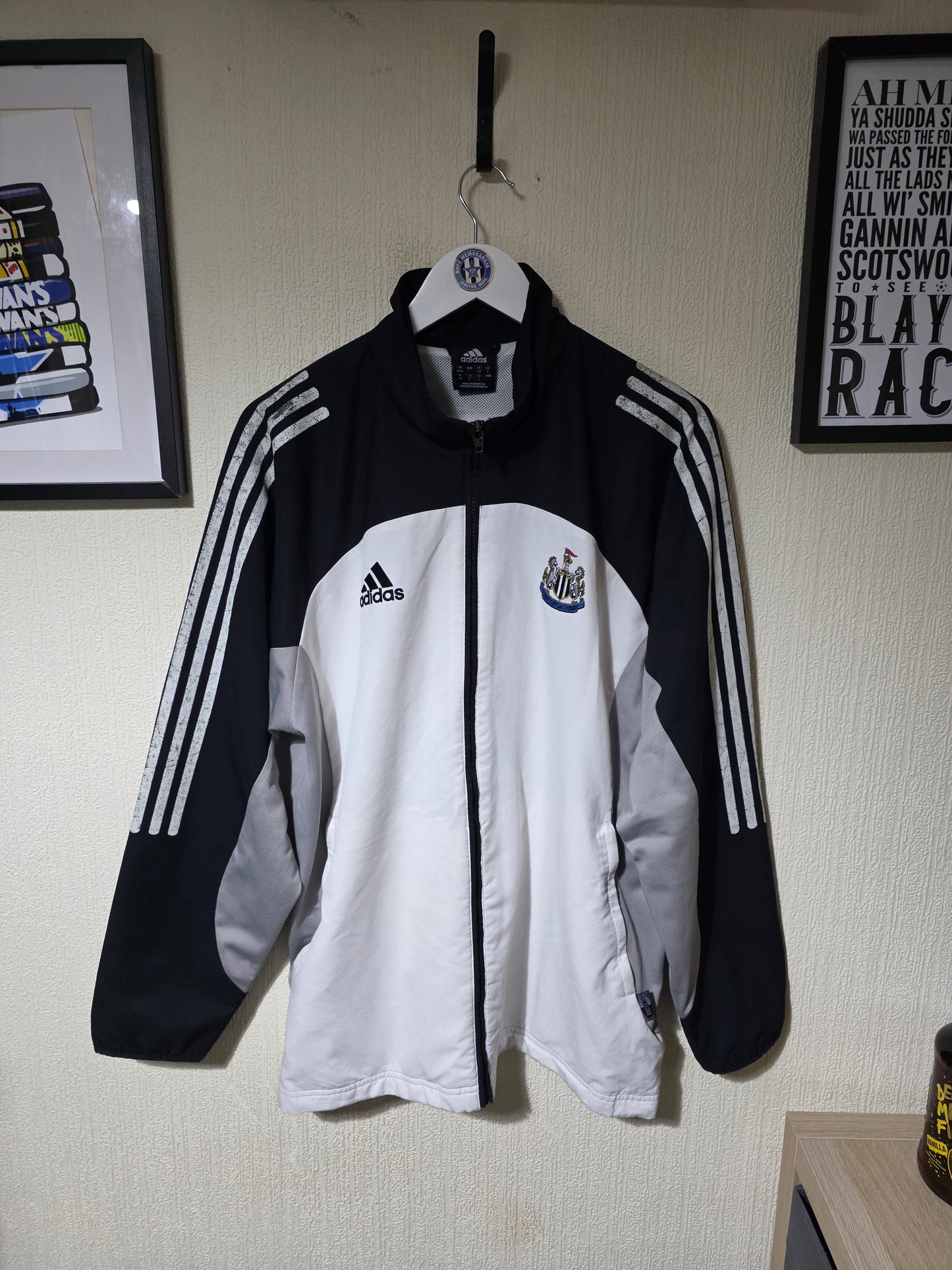 Newcastle United 2002/03 Adidas Jacket - Large