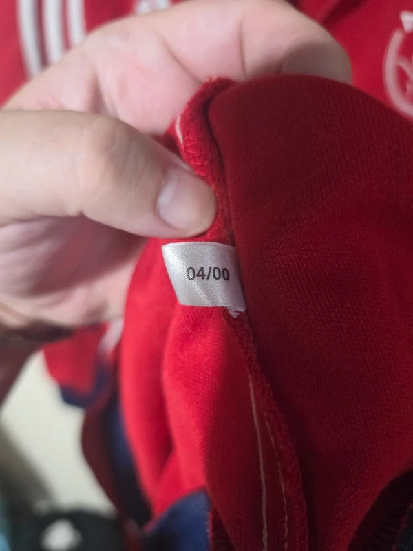 Ajax 2000/01 Adidas 1/4 zip sweatshirt Large