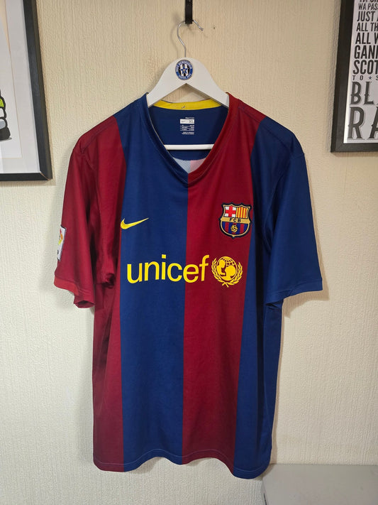 Barcelona 2006/07 Nike Home shirt #6 XAVI - XL