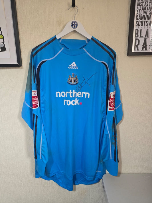 Newcastle United 2009/10 Steve Harper matchworn shirt v Crystal Palace