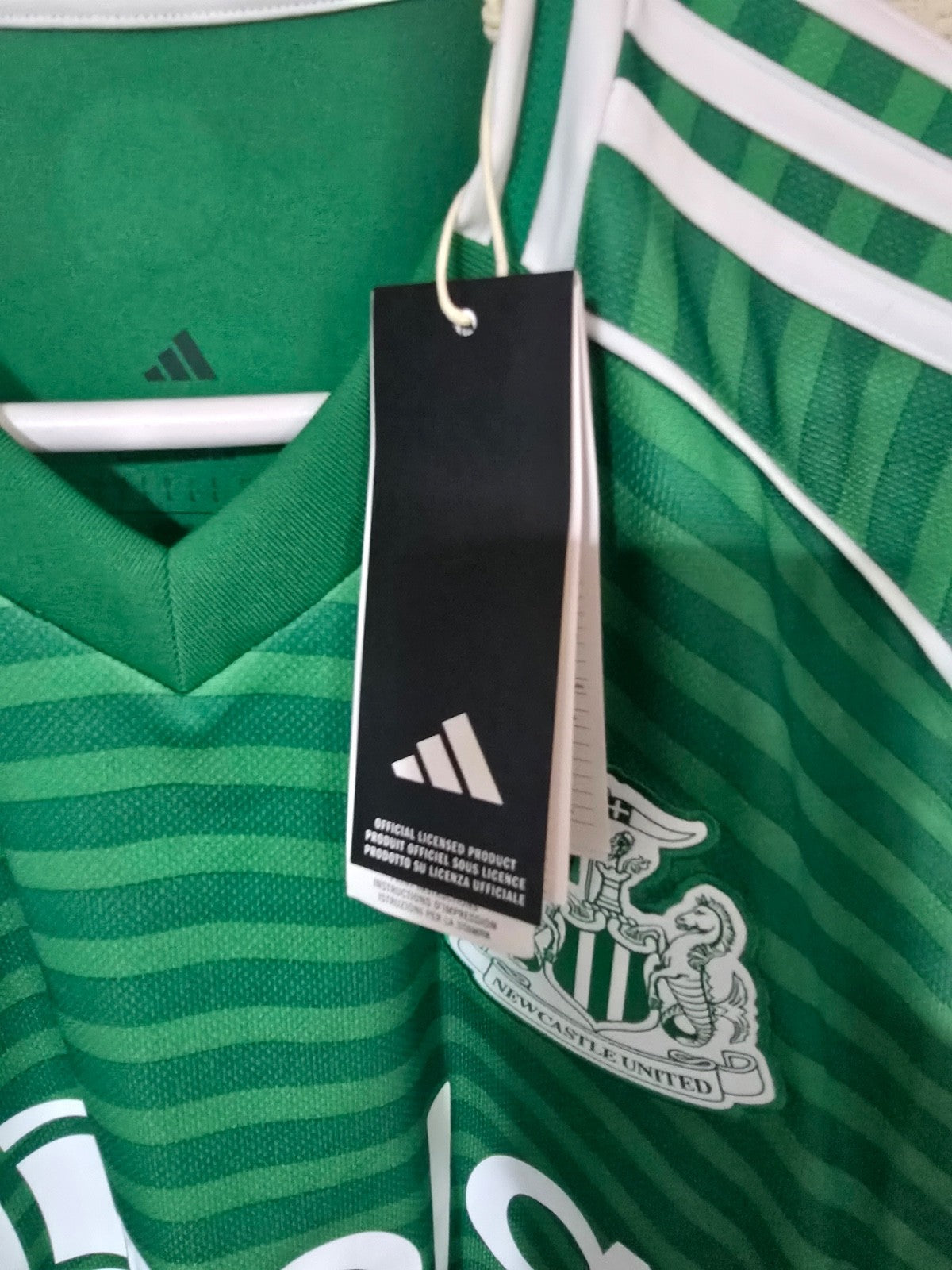 Newcastle United 2025/26 Korean print away shirt, Adidas, BNWT, #8 TONALI, XL