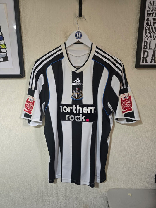 Newcastle United Adidas 2009/10 Nicky Butt matchworn & signed home shirt