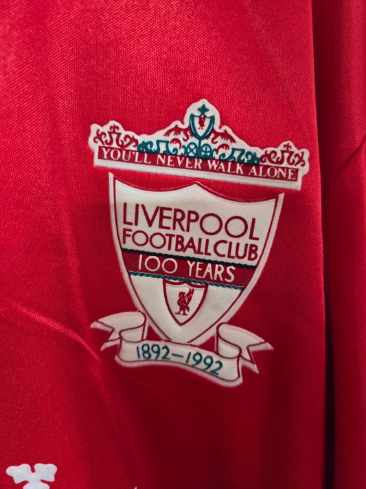Liverpool 1992/93 Adidas home shirt, XL