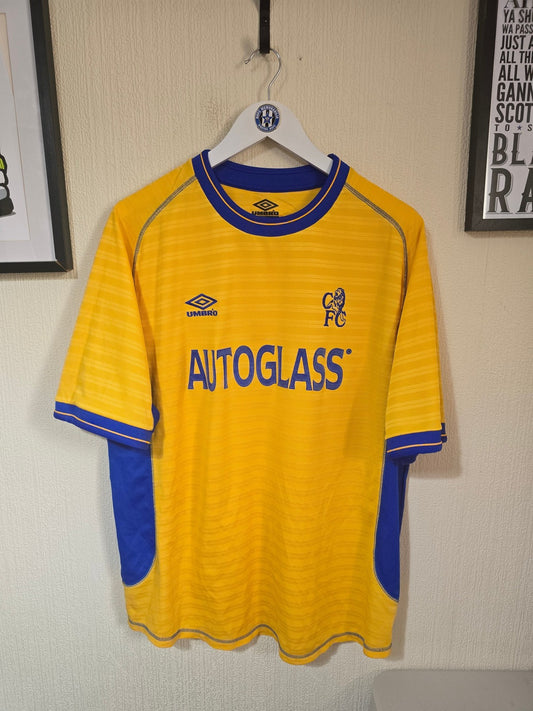 Chelsea 2001/02 Umbro away shirt #25 ZOLA - XL