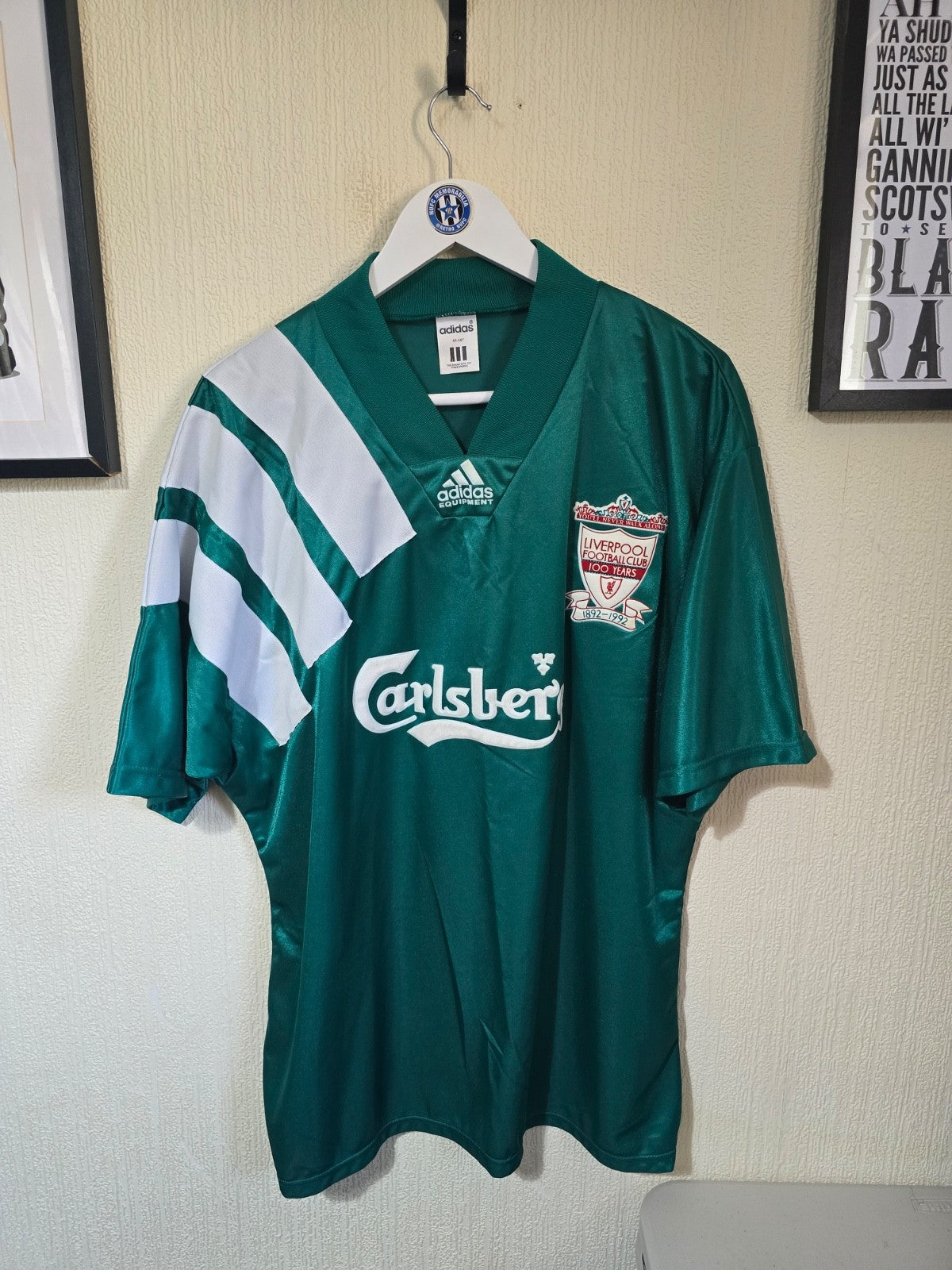 Liverpool 1992/93 Adidas away shirt, XL