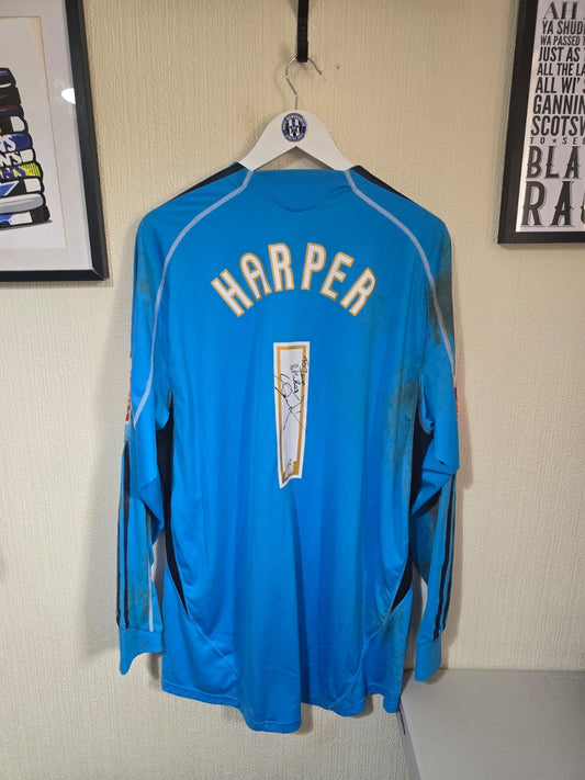 Newcastle United 2009/10 Steve Harper matchworn shirt v Crystal Palace