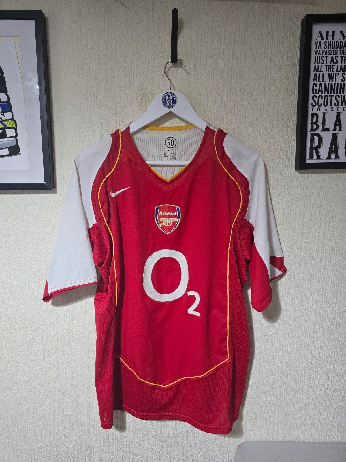 Arsenal 2004/05 Nike home shirt - Medium