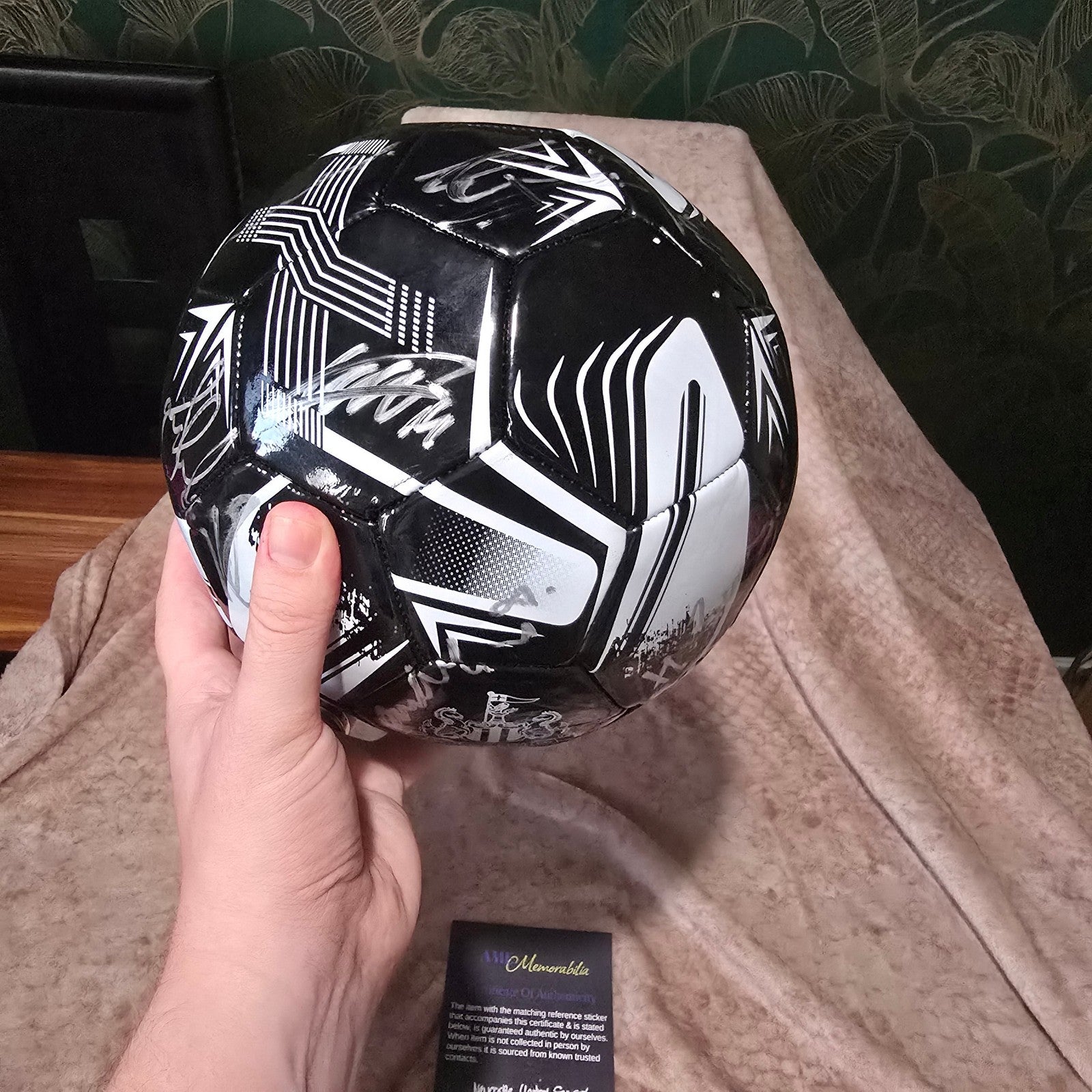 Newcastle United 2023/24 Signed football with COA