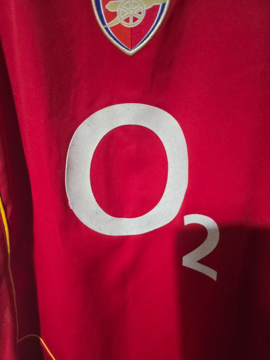 Arsenal 2004/05 Nike home shirt - Medium