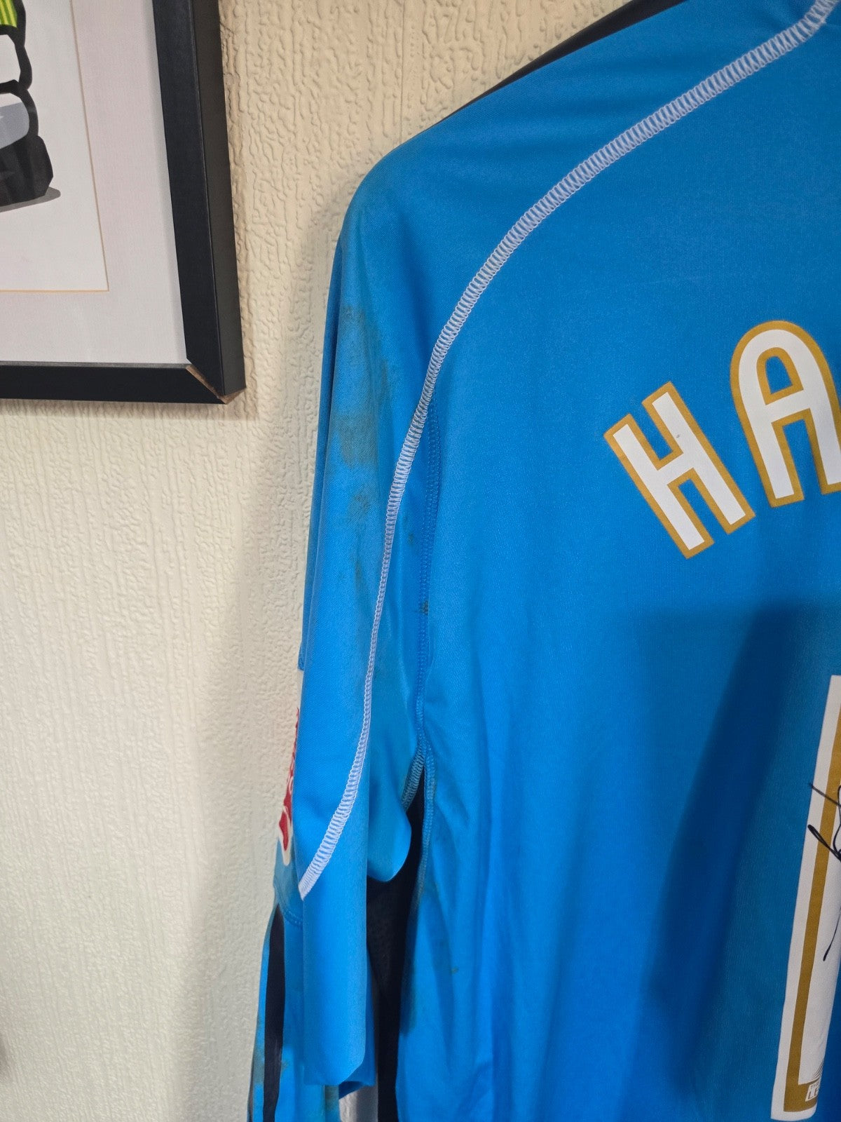 Newcastle United 2009/10 Steve Harper matchworn shirt v Crystal Palace